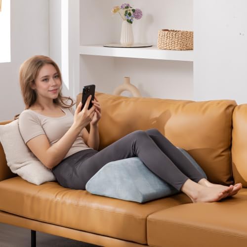 Knee Wedge Pillow 6.3'' for Post-Surgery Recovery-Leg Elevation Support for - Image 3