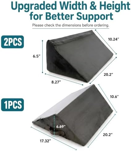 3PCS Positioning Wedge Pillow Set, Bed Wedges & Body Positioner - Image 6