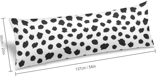 White and Black Spot Body Pillow Cover Pillowcase - Image 2