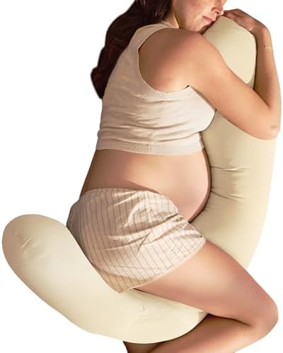 Frida Mom Compact Support 4-in-1 Cooling Pregnancy Pillow, Full Body by Frida
