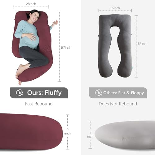 MOON PARK Pregnancy Pillows for Sleeping - Image 7