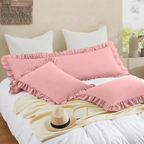 Ruffled Pillow Cases, Queen 20"x30" - Image 3