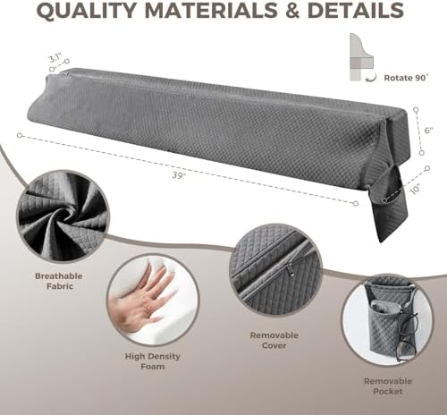 Bed Wedge Gap Filler Twin Size, Wedge Pillow - Image 6