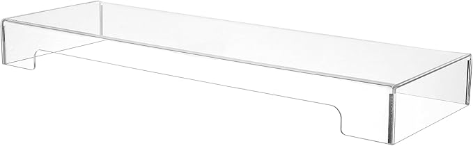 Cabilock Keyboard Dust Cover Desktop Monitor Plate Holder Clear Keyboard Stand Laptop Office Accessories Lapdesk Mouse Mechanical Protective Case Waterproof Case Kitten Acrylic