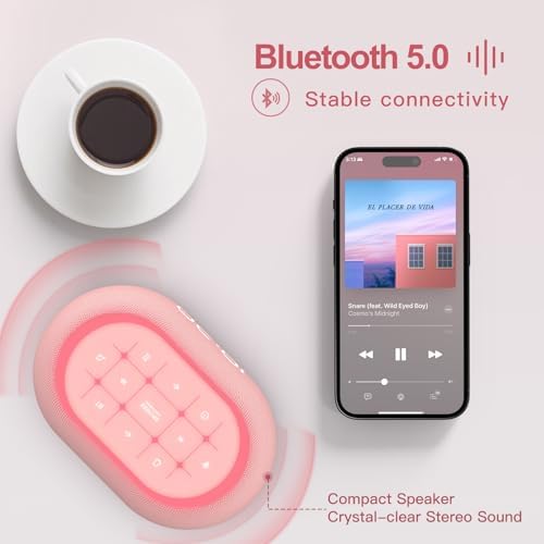 ANJANK White Noise Sound Machine Alarm Clock - Image 5