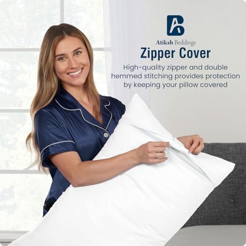 Body Pillow Cover with Zipper 20x72 Cotton Long Body Pillowcase Lumbar Pillow - Image 5