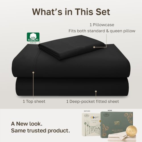 California Design Den Luxury 600 Thread Count Twin Sheets Set - Image 3
