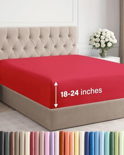 CGK Linens Extra Deep Cal King Fitted Sheet by CGKUnlimited