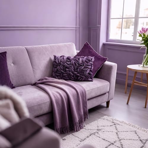 KINGROSE Hand Crafted Stereo Flower Throw Pillow Cover Rectangular Cushion - Image 2