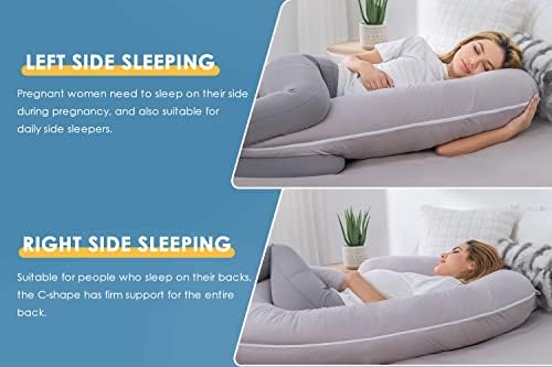 INSEN Cooling Pregnancy Pillow, Maternity Pillow - Image 5