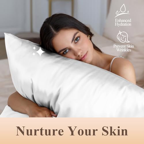 Silk Like Satin Pillowcase Queen Size, 2 Pack, 20x30 Inches - Image 4