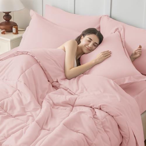 JOLLYVOGUE California King Comforter Set, Ultra-Soft Bed in a Bag Cal King Size - Image 6