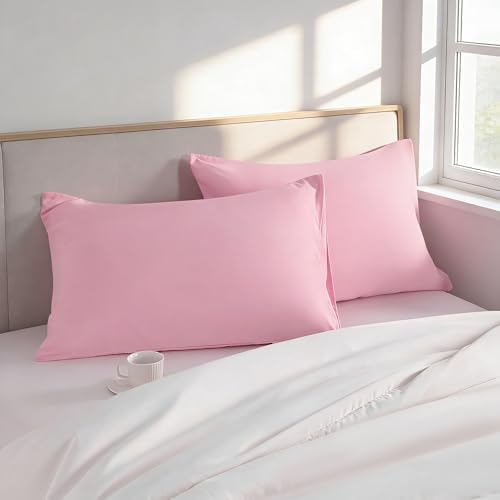 Standard Pillow Cases, 2 Pack, 20x26 in, Microfiber - Image 2