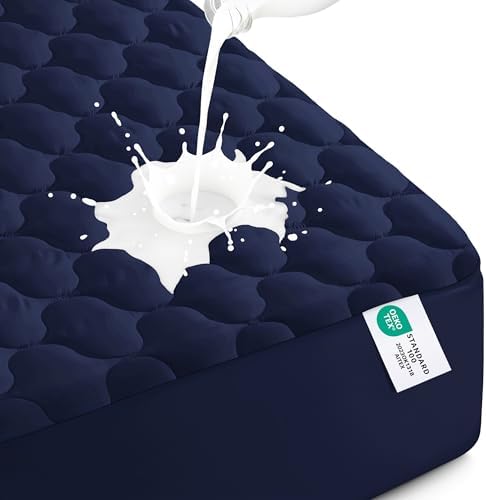 Waterproof King Mattress Protector, Mattress Pad fits Upto 16" Deep Pocket by UTOPIABEDDING