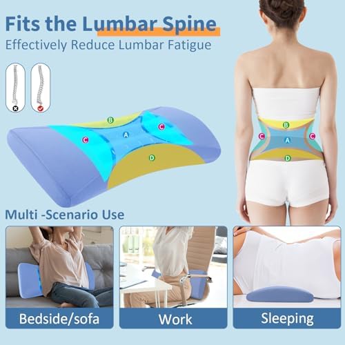 Lumbar Support Pillow for Bed Relief Lower Back Pain - Image 3
