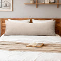 CHUFFED 100% Pure French Linen Body Pillow Cover 1 Pack, 20x54 Inches, Ultra by Chuffed