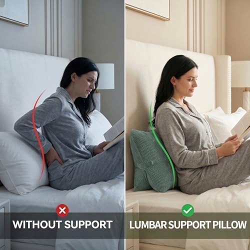 Pat. Pend. Corduroy Lumbar Support Pillow - Image 3