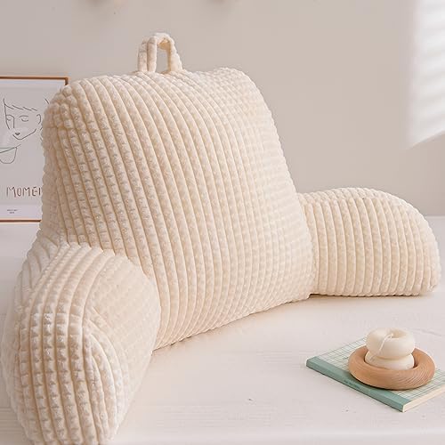A Nice Night Ivory 18.5" Bed Wedge Reading Pillows - Image 6