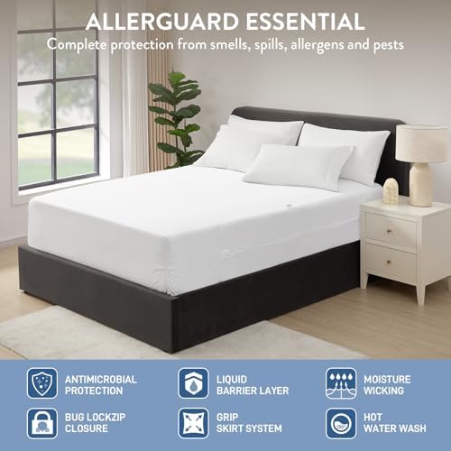 SureFit Twin Size Mattress Protector, Zippered Encasement, 100% Waterproof - Image 2