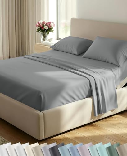 California Design Den Luxury 600 Thread Count Split King Sheet Set by CaliforniaDesignDen
