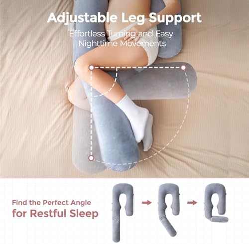 Momcozy Pregnancy Pillow for Sleeping - Image 4