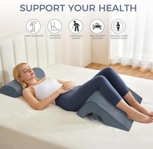 Ganondorf Knee Pillow for Back Sleeping, Premium Foam Wedge Pillow for Legs - Image 3