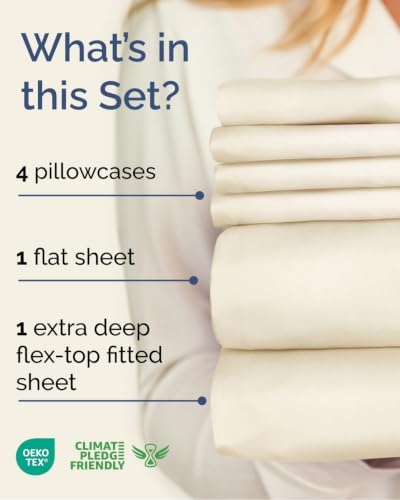 Flex Top Split Head King 6 Piece Sheet Set - Image 2