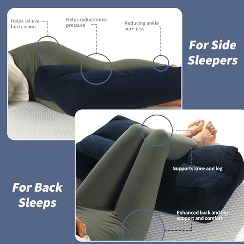 HOMBYS Shredded Memory Foam Knee Pillow - Image 5