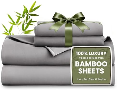 Love's cabin 3 Piece Twin XL Sheet Set, 100% Rayon Derived from Bamboo by Lovescabin