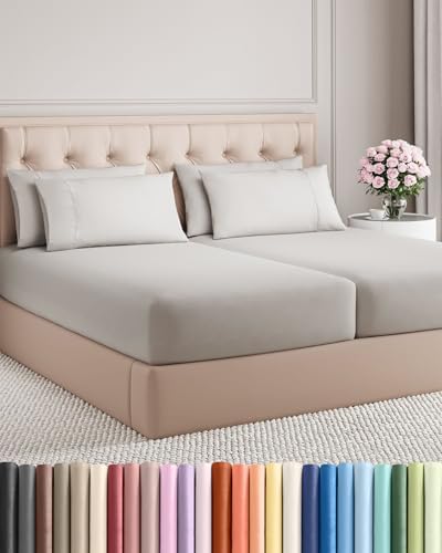 Split King 7 Piece Bed Sheet Set by CGKUnlimited