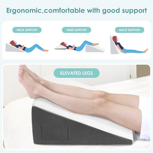 Cozymaker 12-inch Bed Wedge Pillow - Image 4