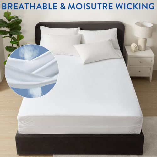SureFit Twin Size Mattress Protector, Zippered Encasement, 100% Waterproof - Image 5