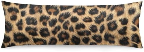 Leopard Body Pillow Pillowcase Cheetah Long Body Pillow Cover by Unknown