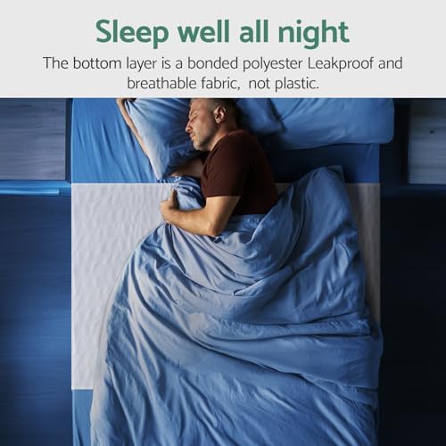 CoolShields Waterproof Bed Pads Incontinence 60" x 36" Washable Reusable - Image 5
