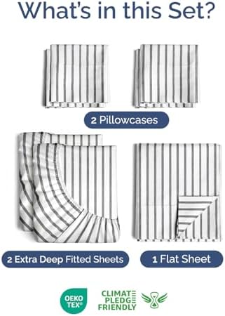 Extra Deep Split King Sheet Set - Image 2