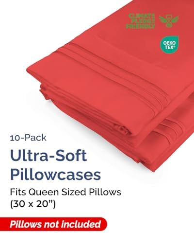 Queen Pillow Cases Set of 10 - Image 2