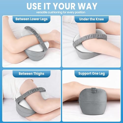 Memory Foam Knee & Leg Pillow for Side Sleepers - Image 5