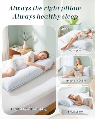 YZ HOME Cooling Body Pillow for Side Sleepers, Double Sided - Image 4