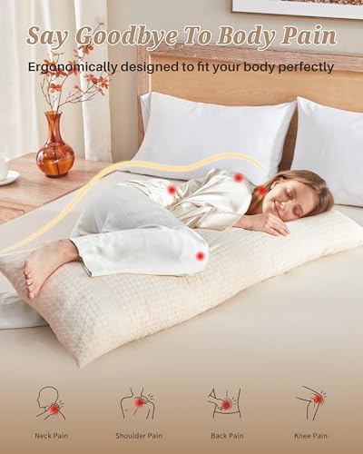 YZ HOME Waffle Weave Body Pillow - Image 4