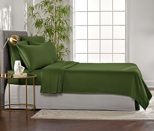 Pure Bamboo Queen Sheets, Genuine 100% Organic Viscose Derived from Bamboo Bed - Image 4