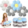 Reginary 4 Pcs Flower Floor Pillow Cushion Kids by Reginary