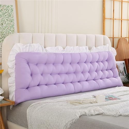College Dorm Bed Bolster Pillow Long Reading Rectangular Headboard Pillow - Image 3