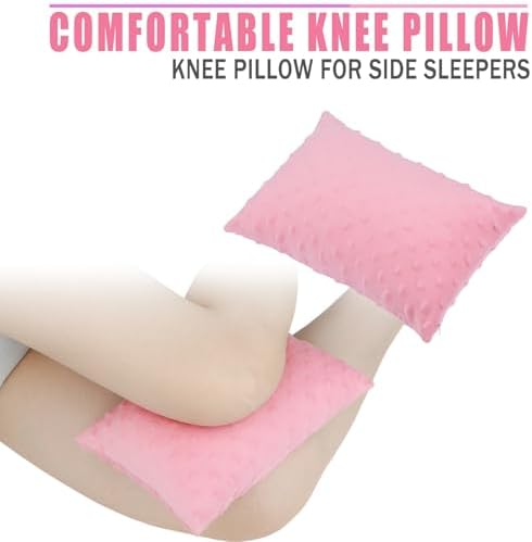 1 Pcs Soft Knee Pillow for Side Sleepers, Pressure Pillows Between Legs 11"x7" - Image 2