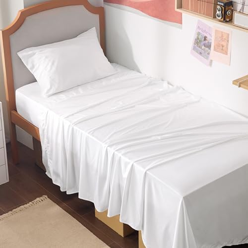 Bedsure PureWoven 100% Rayon Derived from Bamboo, Twin XL Sheets, 3 Pieces by BEDSURE
