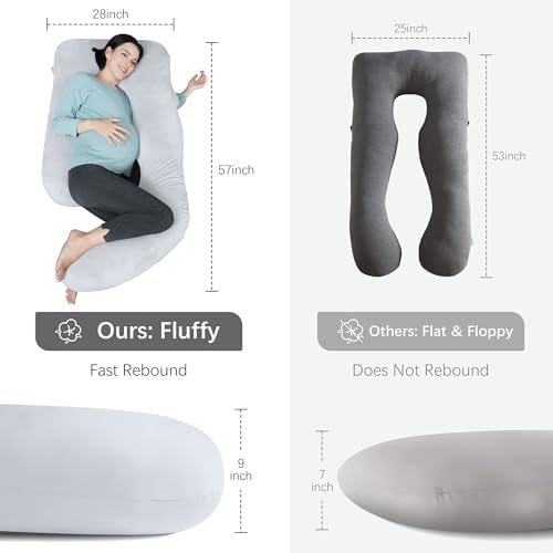 MOON PARK Pregnancy Pillows for Sleeping - Image 7