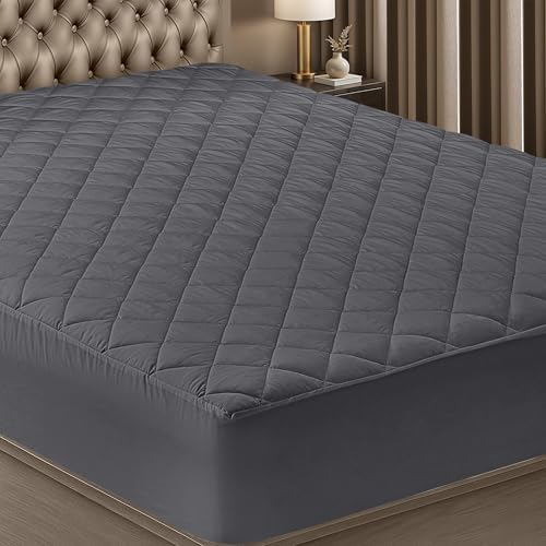 Full Mattress Pad, Quilted Mattress Protector Topper fits 16" Deep Pocket by UTOPIABEDDING