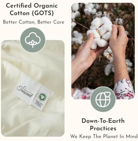 100% Cotton Organic Mattress Protector | Breathable & Noiseless GOTS Organic - Image 7