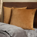 PHF Velvet Euro Shams 26" x 26", No Insert, 2 Pack by PHF