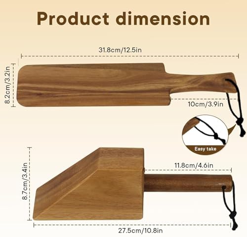 Acacia Wood Mattress Lifter Tool - Image 2
