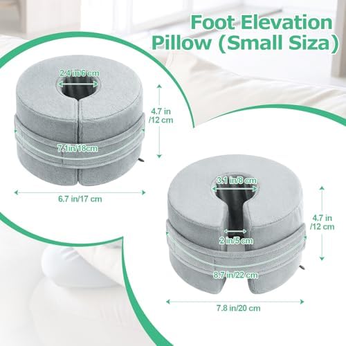 Foot Elevation Pillow, Ankle & Foot Pillow High-Density Foam 1PC - Image 5
